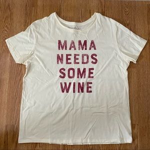 "Mama needs some wine" tee from Target